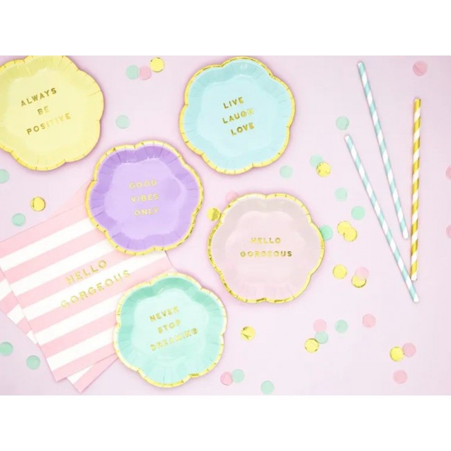 Party Deco - Salvete Yummy svetlo roze Party Deco - Salvete Yummy svetlo roze