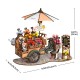 Robotime - Kolica sa cvećem, 3D slagalica Robotime - Kolica sa cvećem, 3D slagalica