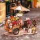 Robotime - Kolica sa cvećem, 3D slagalica Robotime - Kolica sa cvećem, 3D slagalica