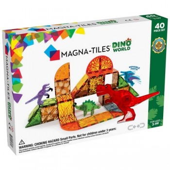 Magna-Tiles -Dinosaurus magnetne pločice 40 delova Magna-Tiles -Dinosaurus magnetne pločice 40 delova