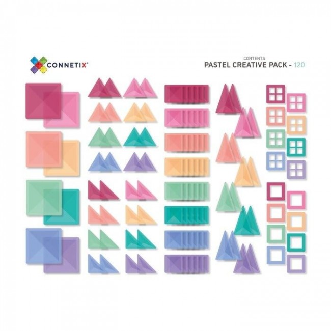 Connetix - Pastel creative pack 120 delova