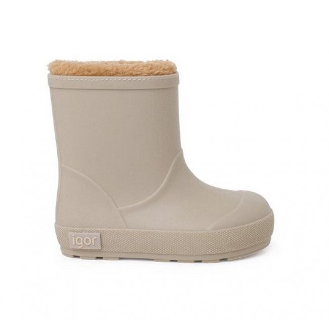 Igor - Barefoot čizme Borreguito beige