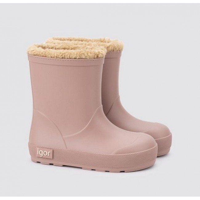 Igor - Barefoot čizme Borreguito rosa