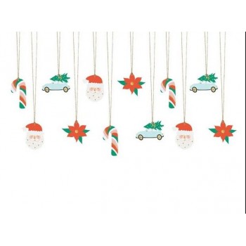 Party Deco - Tagovi za poklone Nova godina Party Deco - Tagovi za poklone Nova godina